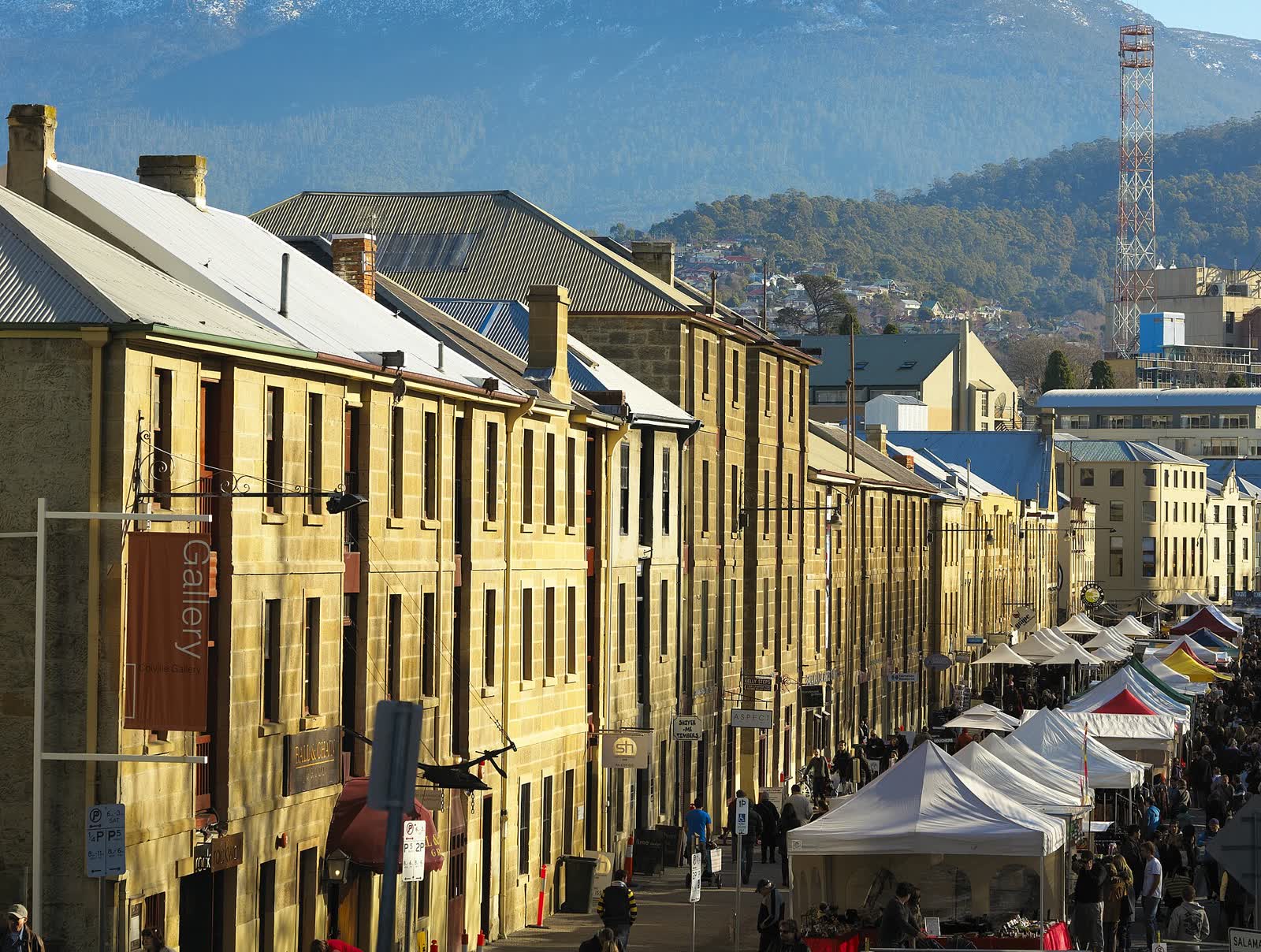 Salamanca Place market, Hobart